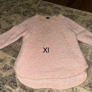 Hannah Light Pink Crew Neck Sweater